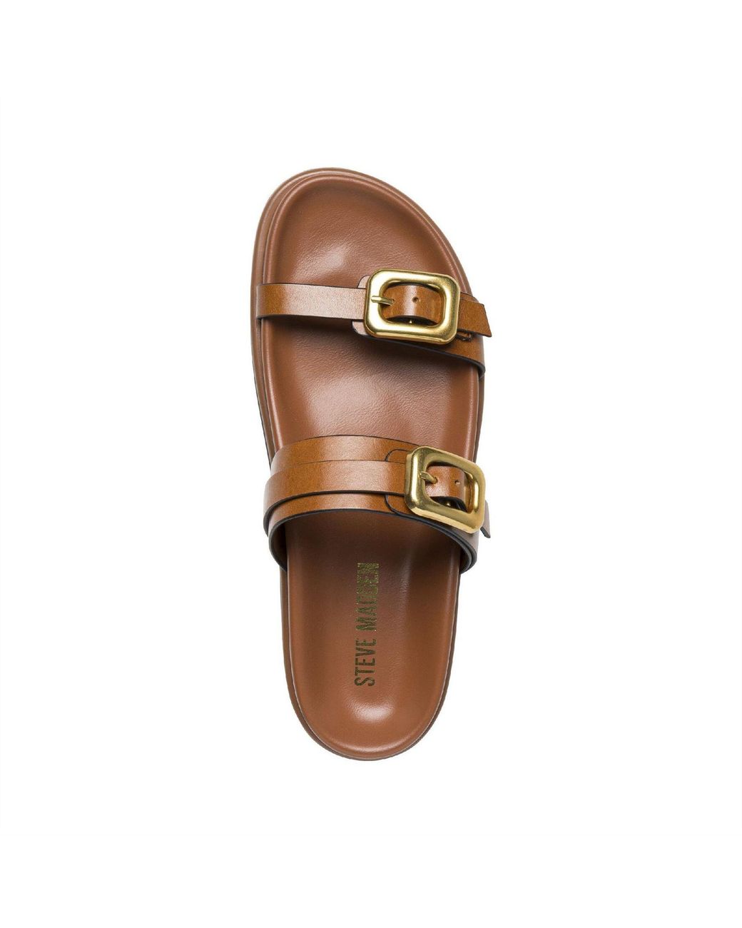 Steve Madden Brown Zaza Flat Sandals