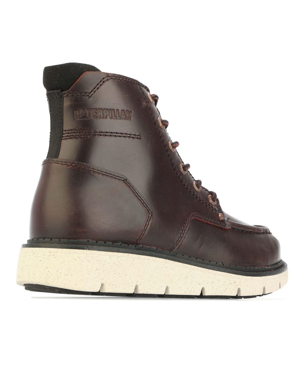 Mens brown caterpillar clearance boots