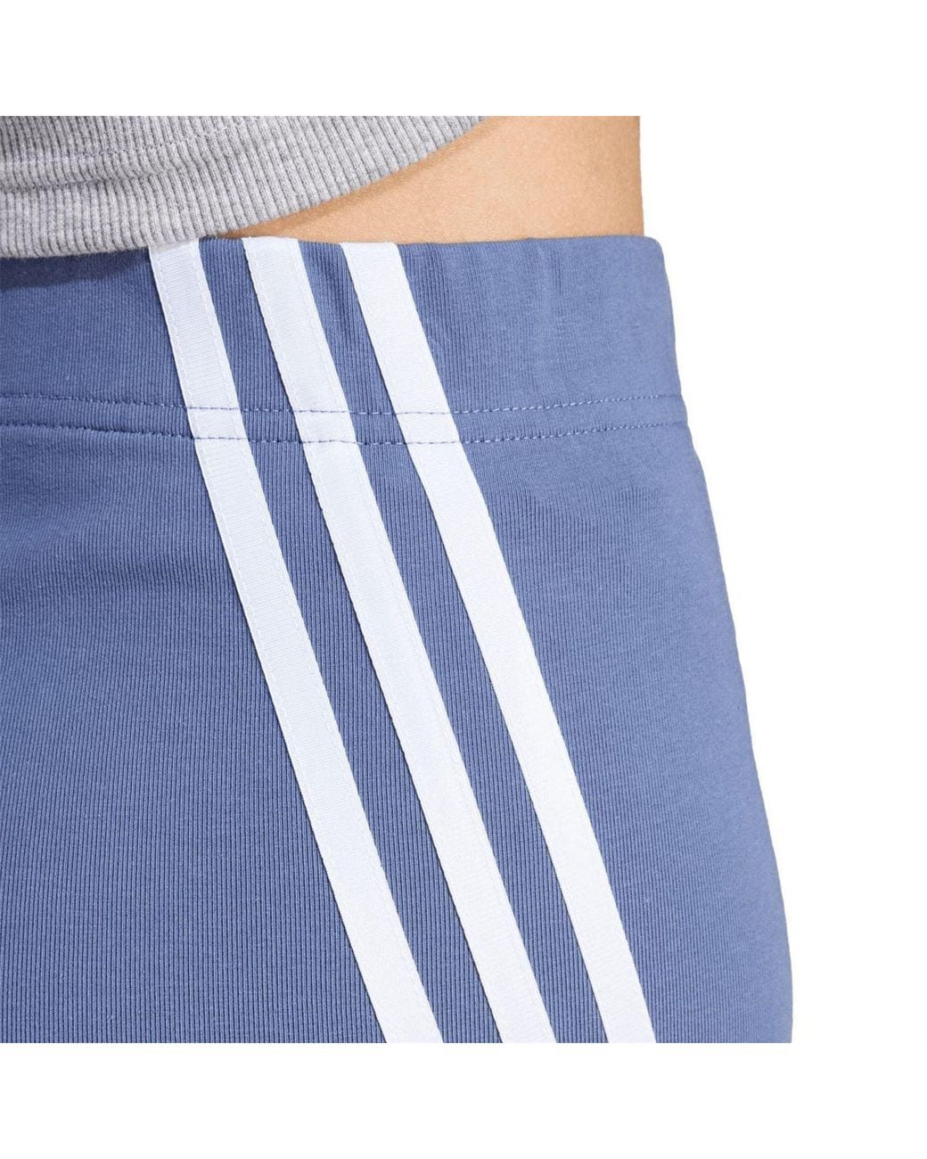 Adidas Blue Future Icons 3-Stripes Bike Shorts