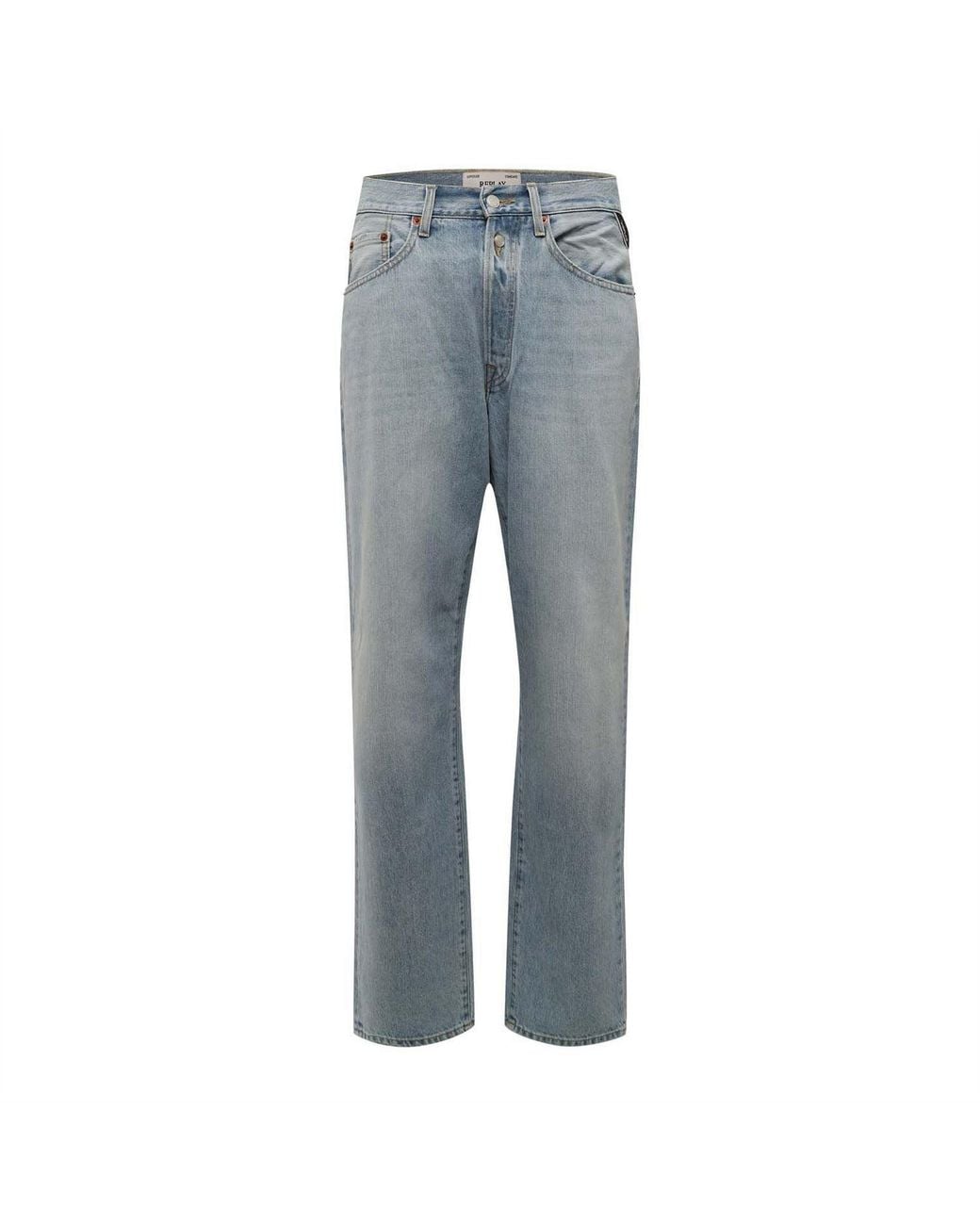 Replay Gray Straight Fit Jeans for men