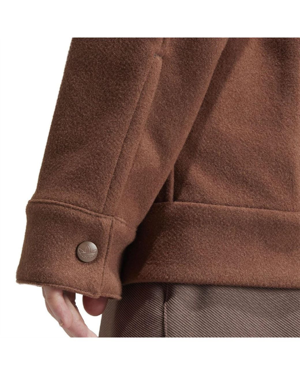 Adidas Originals Brown Overshirt for men