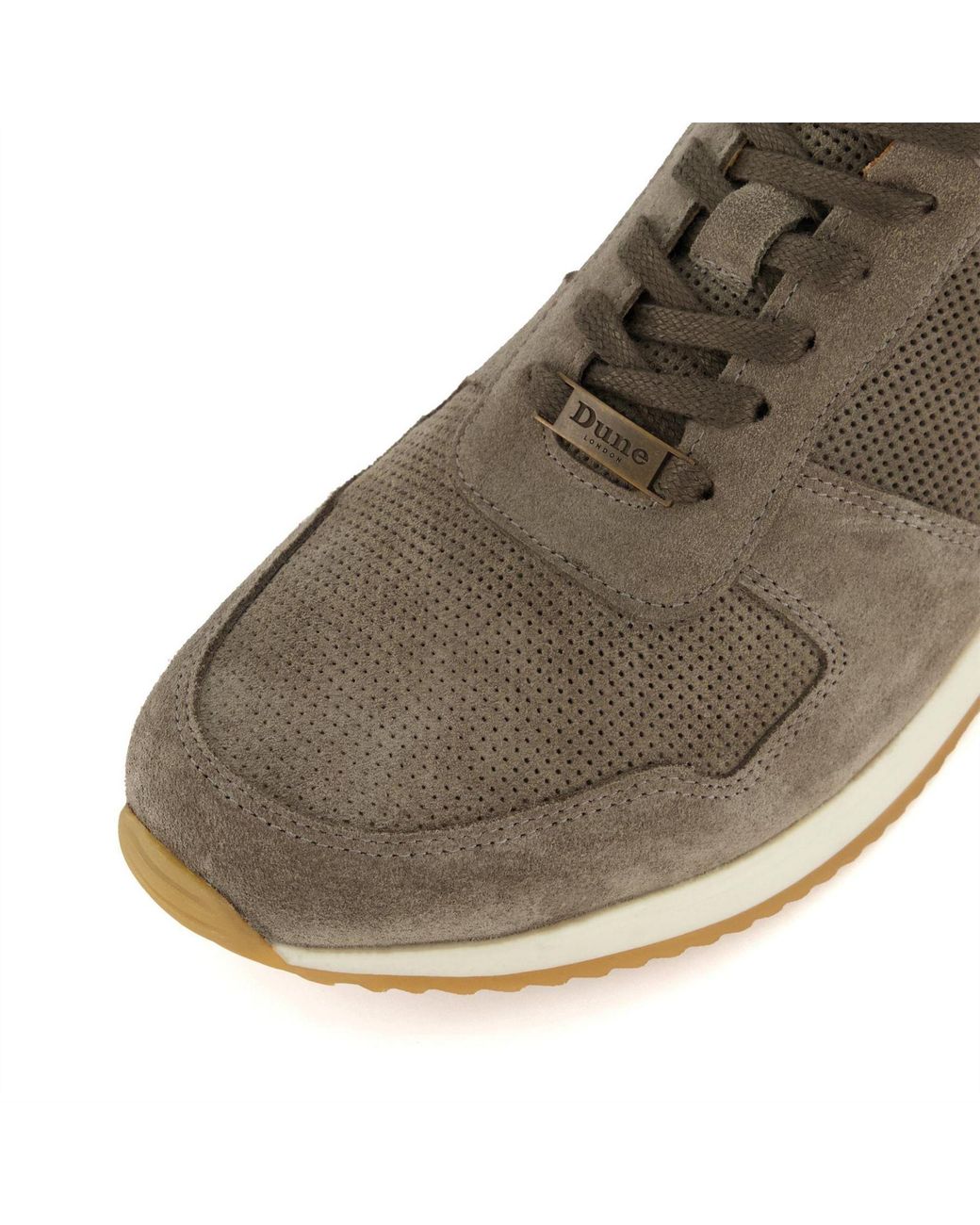 Dune Brown Trilogy Low-Top Trainers for men