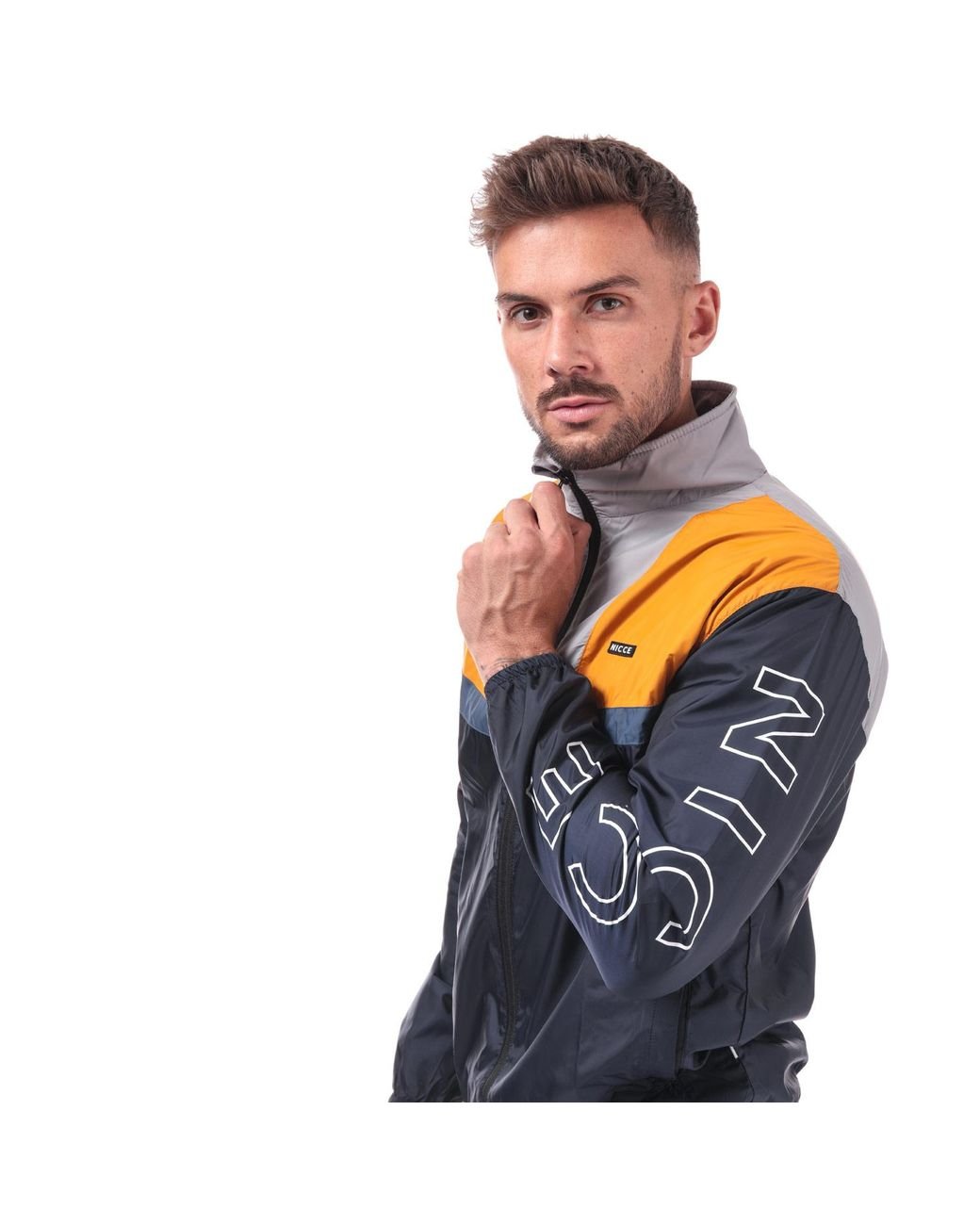 Black Nicce London Jacket Motion Multi Windrunner