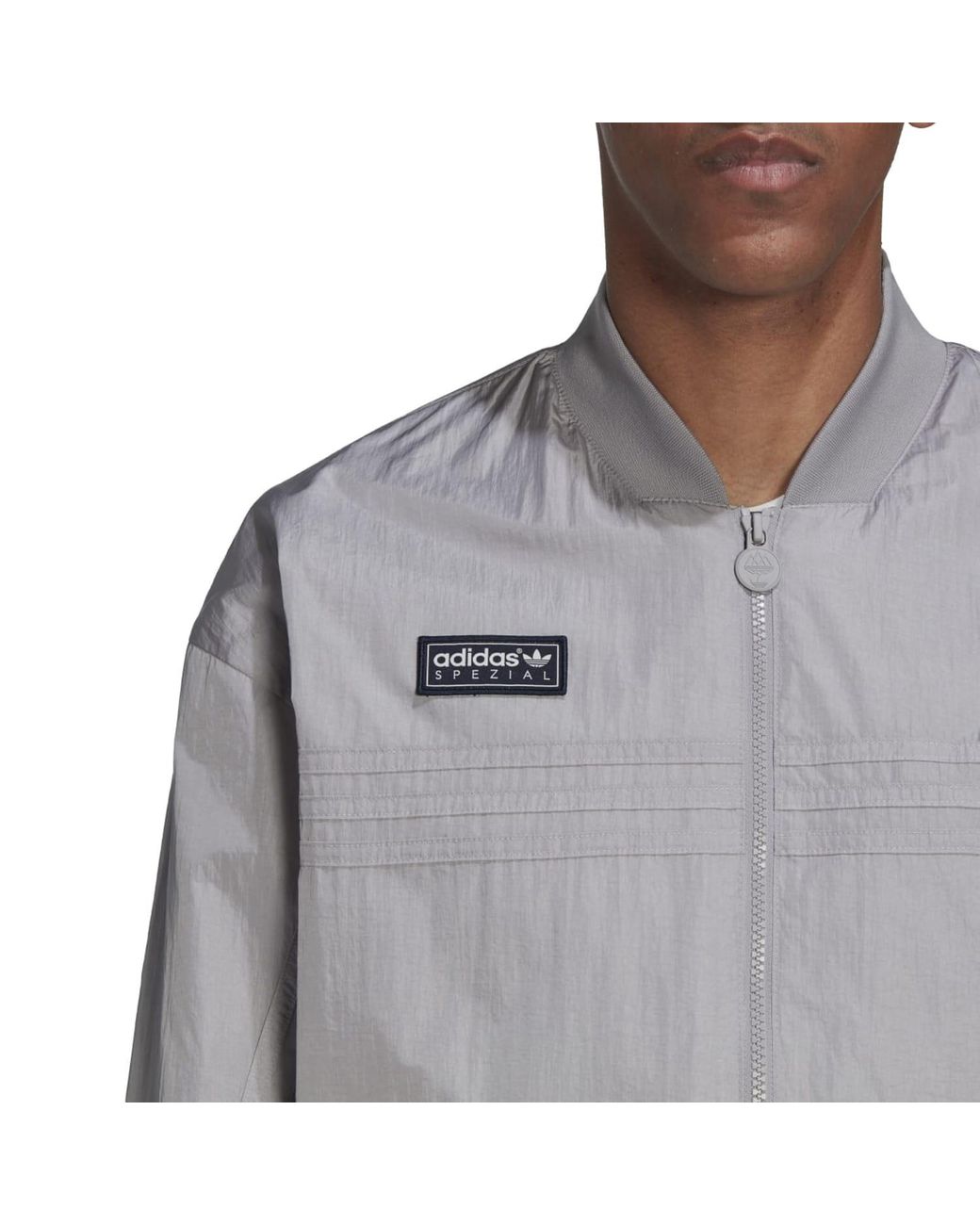 adidas Originals Spezial Abenstein Jacket in Grey for Men Lyst UK