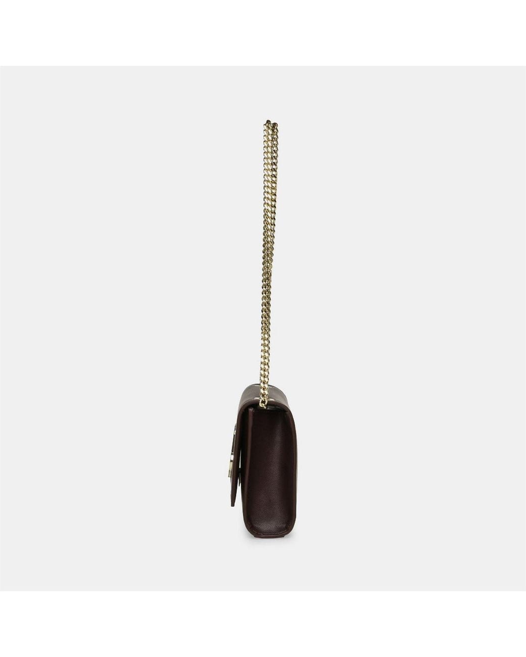 Steve Madden Brown Bramone Cross Body Bag With Chain And Hardware