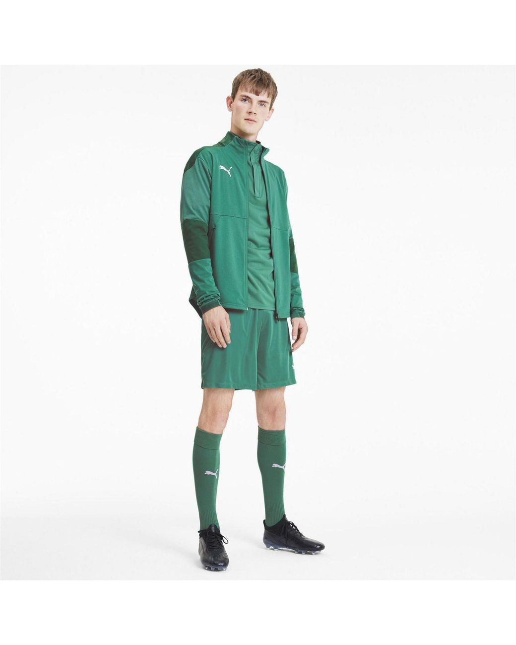 PUMA Green Training Jacket for men