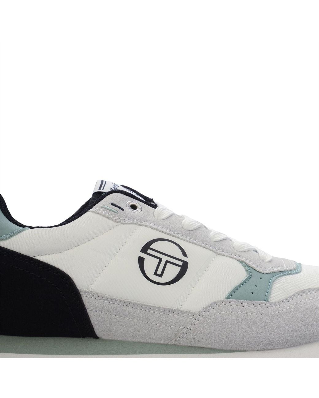Sergio Tacchini Gray Monza Low Top Trainers With Logo Print 6.5 (40) for men