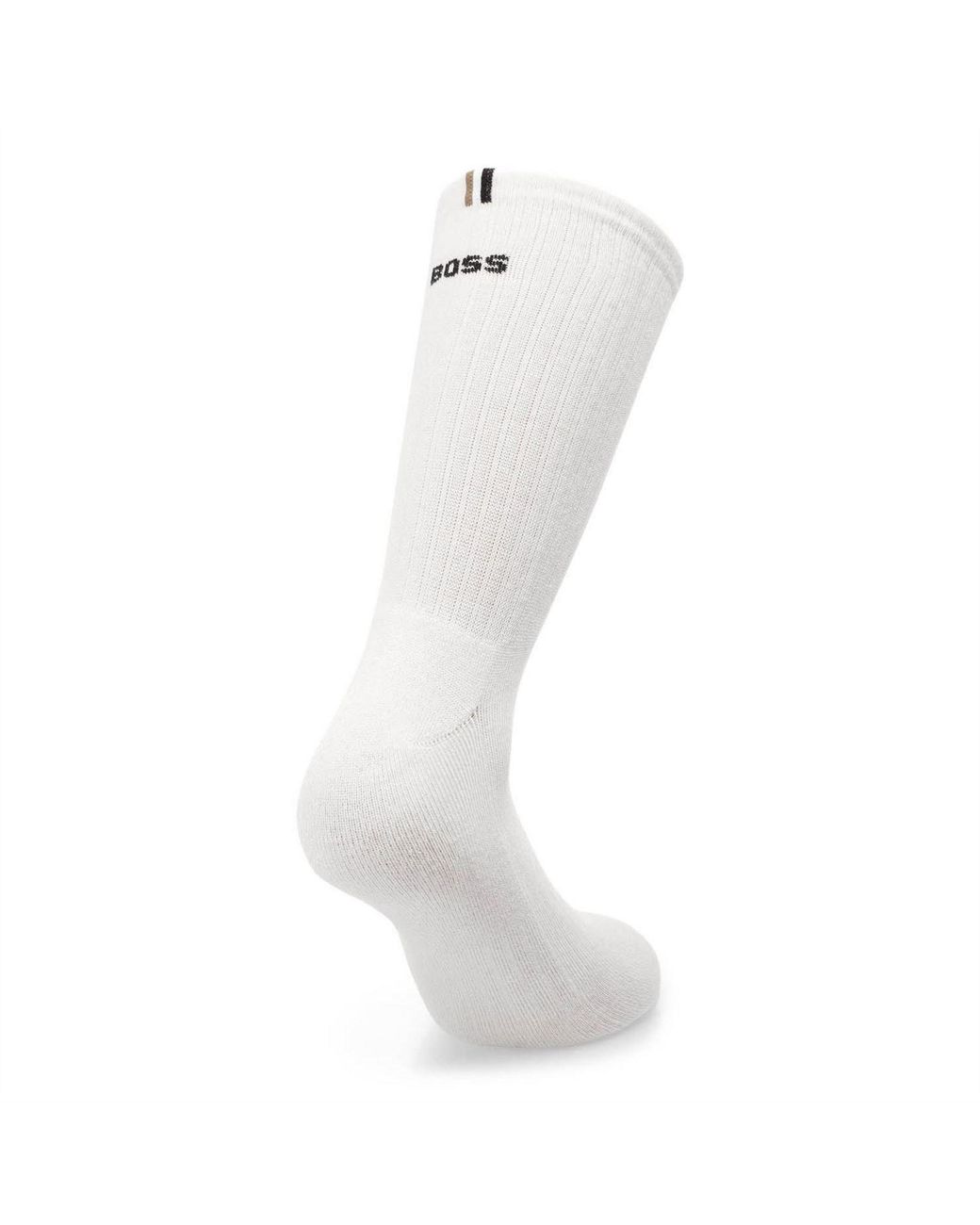 Boss Red Pack Of Quarter Length Socks With Logo Details