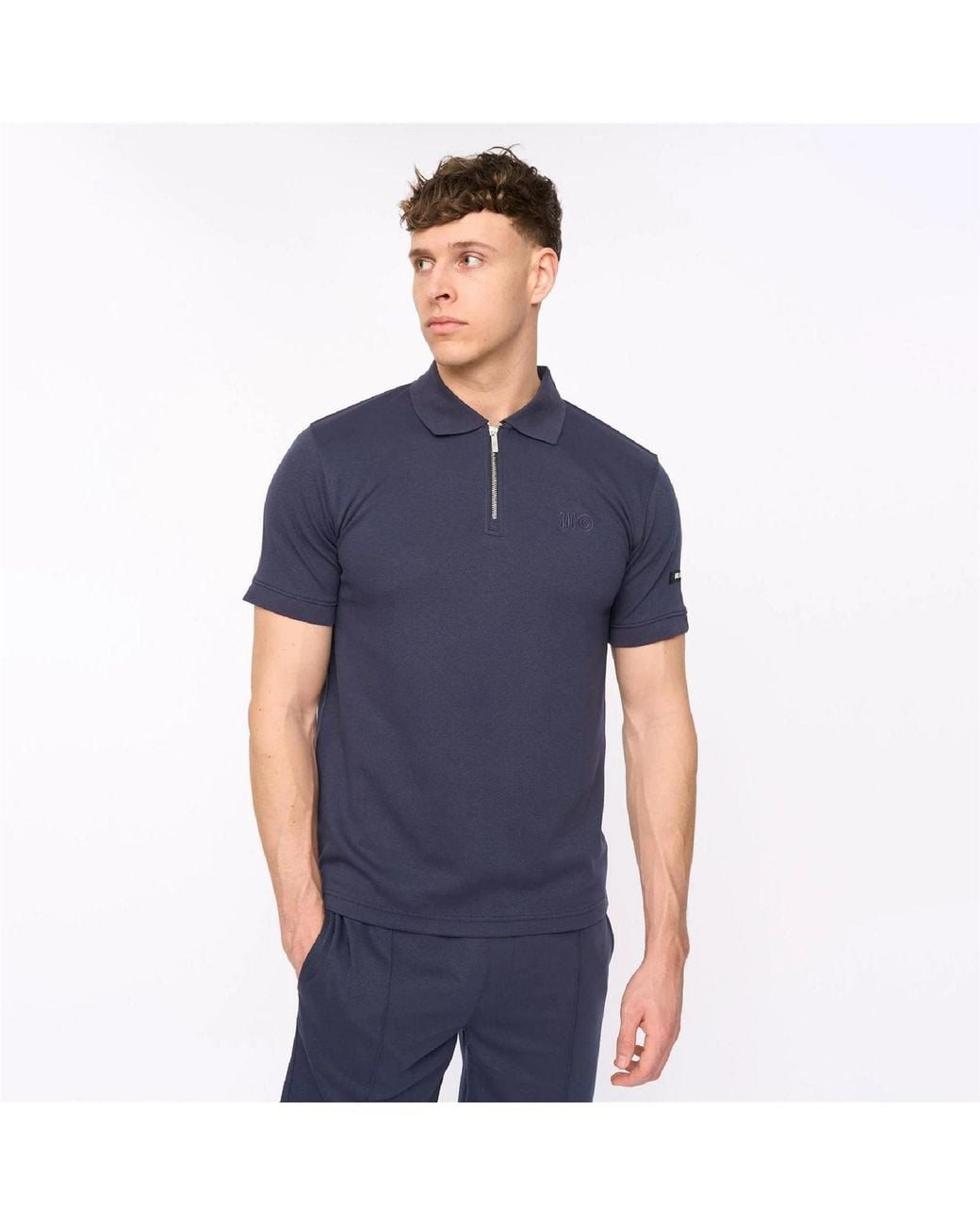 Duck and Cover Blue Sherborn Polo S for men