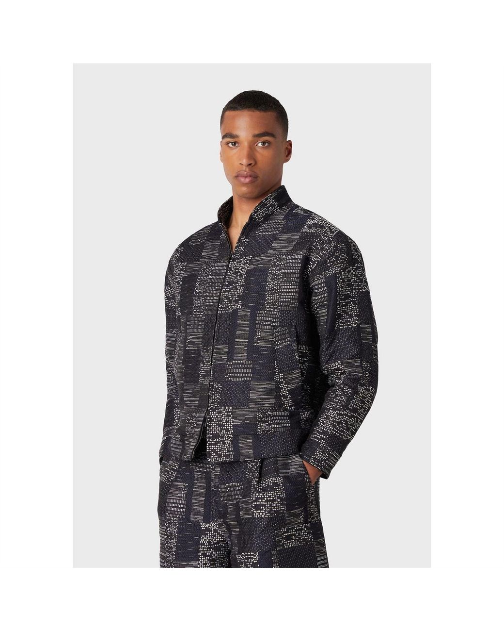 EA7 Black Jacket for men