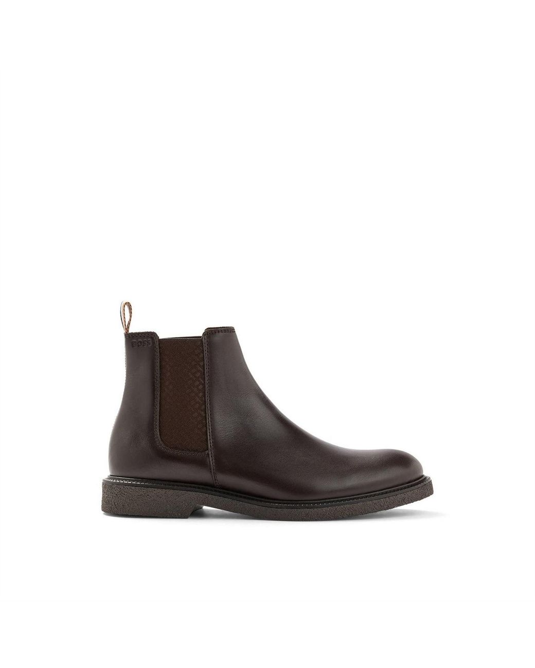 Boss Brown Chelsea Boots for men