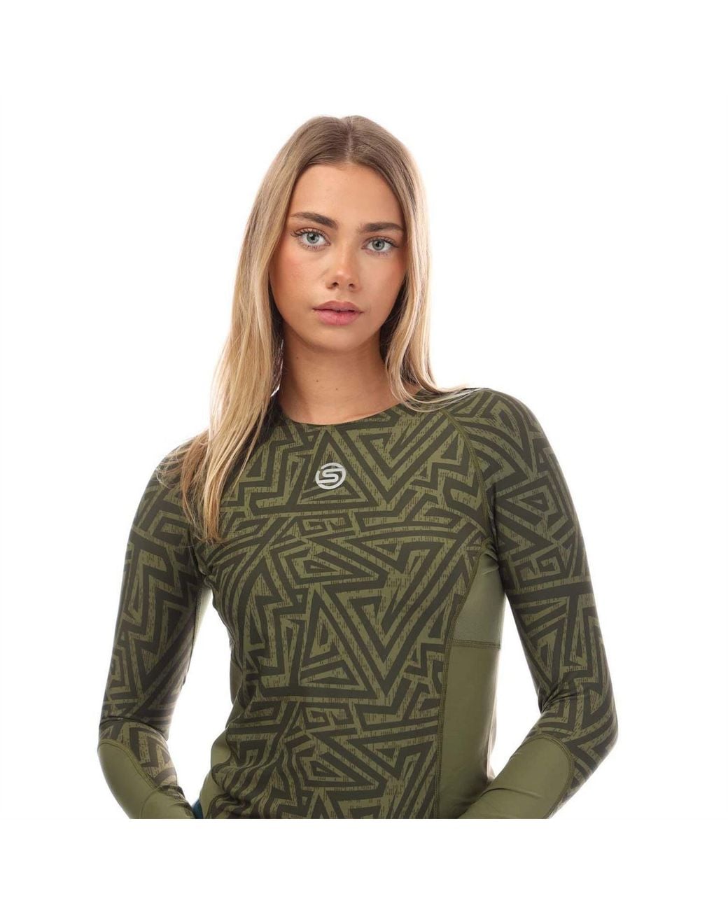 Skins Green 3 Long Sleeve Top