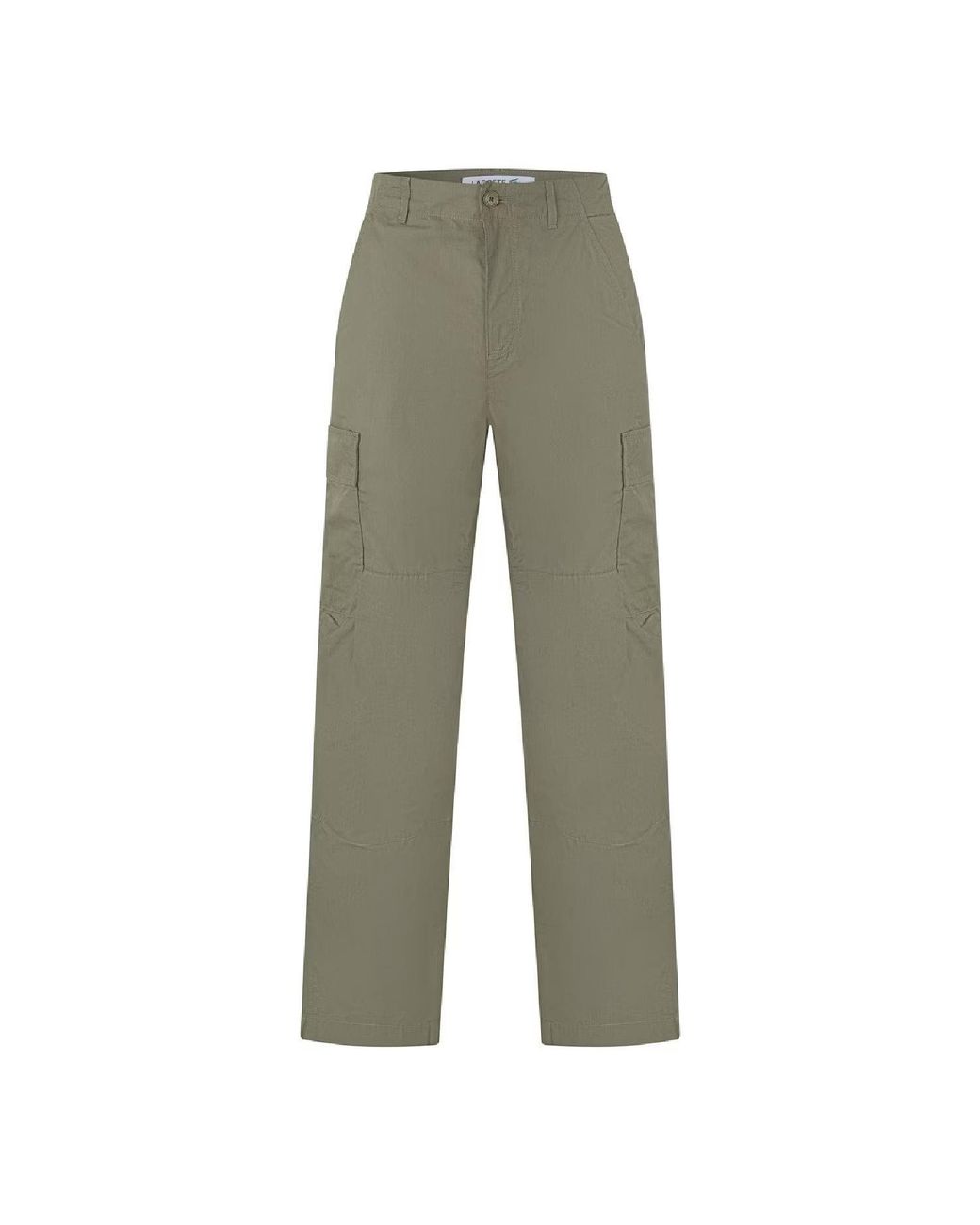 Lacoste Green Straight-fit Multi Pocket Cargo Pants for men