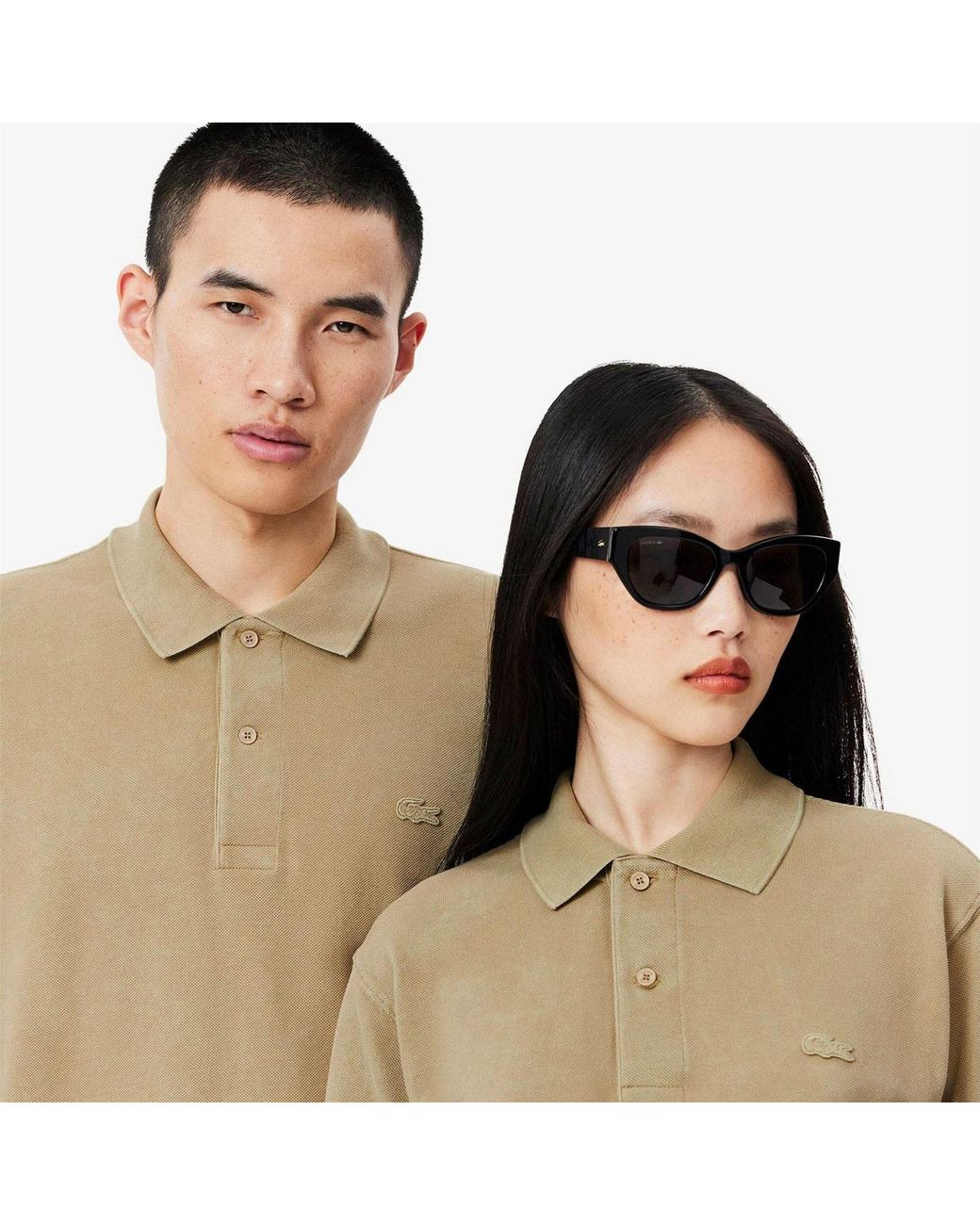 Lacoste Natural Fit L.12.12 Washed Effect Polo Shirt for men