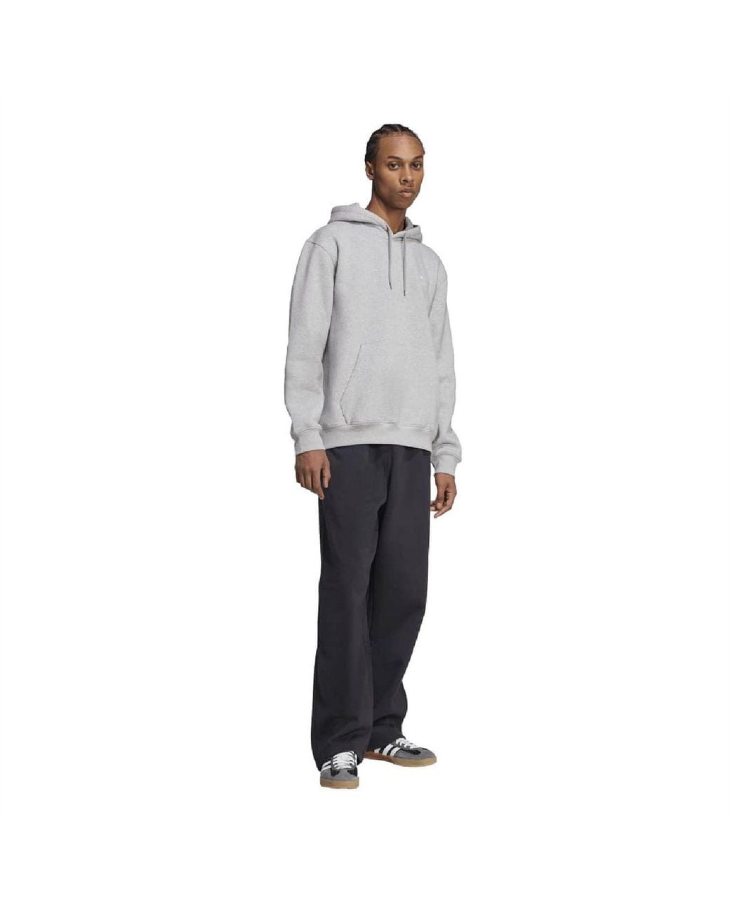 Adidas Originals Gray Trefoil Esnt for men