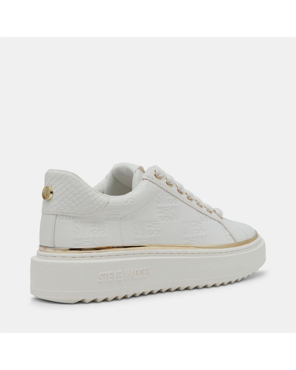 Steve Madden White On-Stage 2.0 Low-Top Trainers