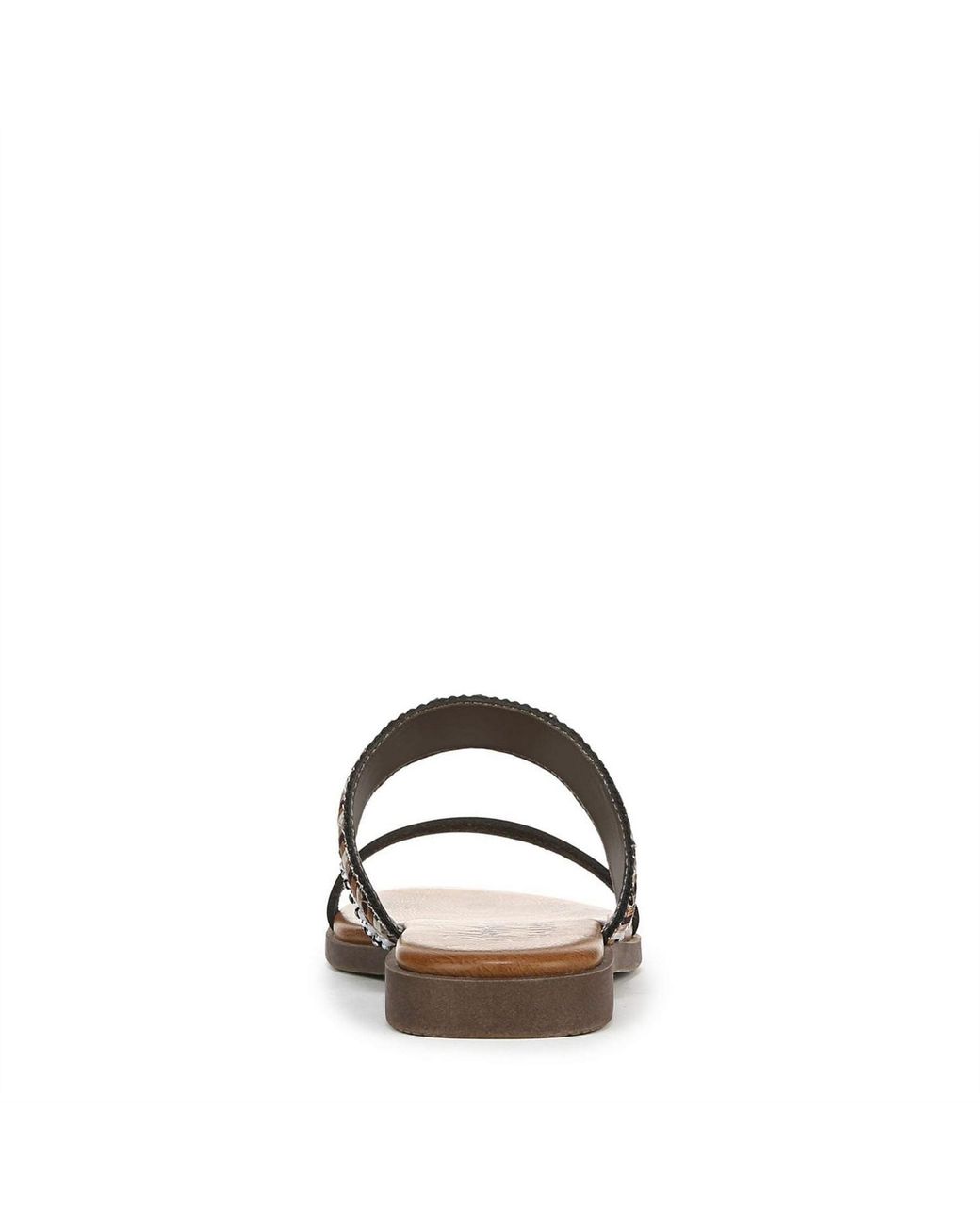 Blowfish Brown Embellished Slide Sandals