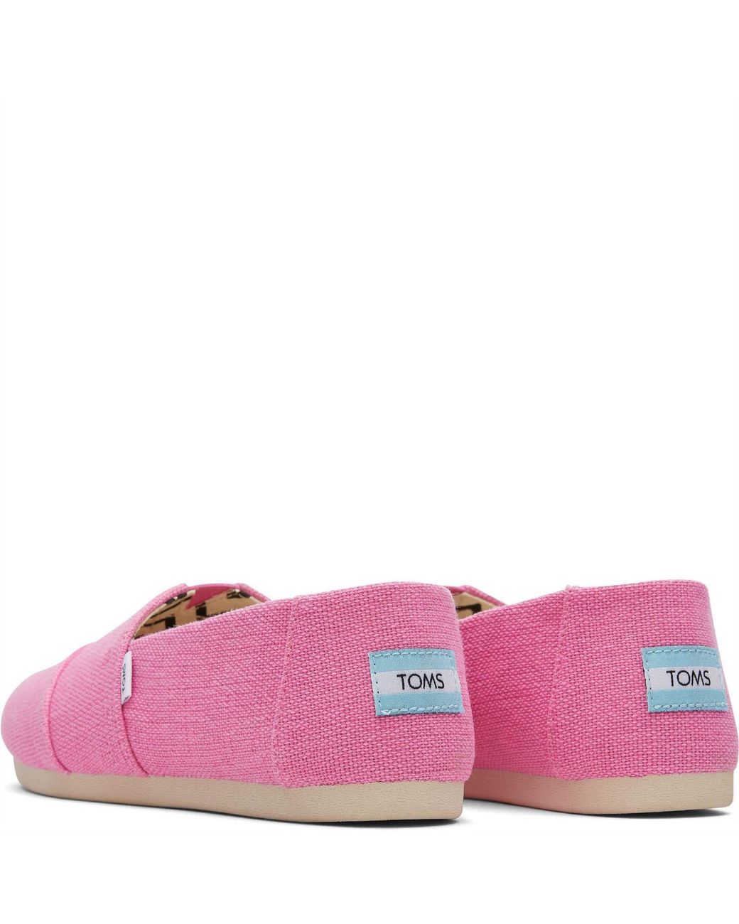 TOMS Pink Alpargata Classic Espadrilles Size 5.5