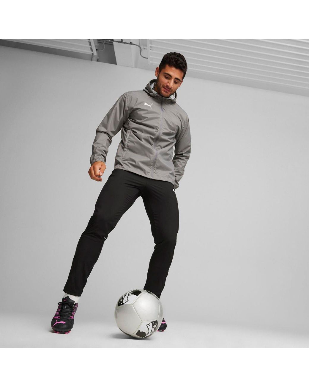 PUMA Gray Teamfinal All-Weather Jacket for men