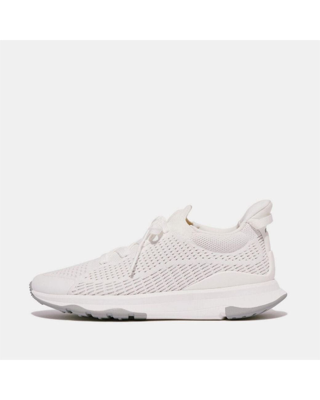 Fitflop White Ffx Knit Sport Trainers