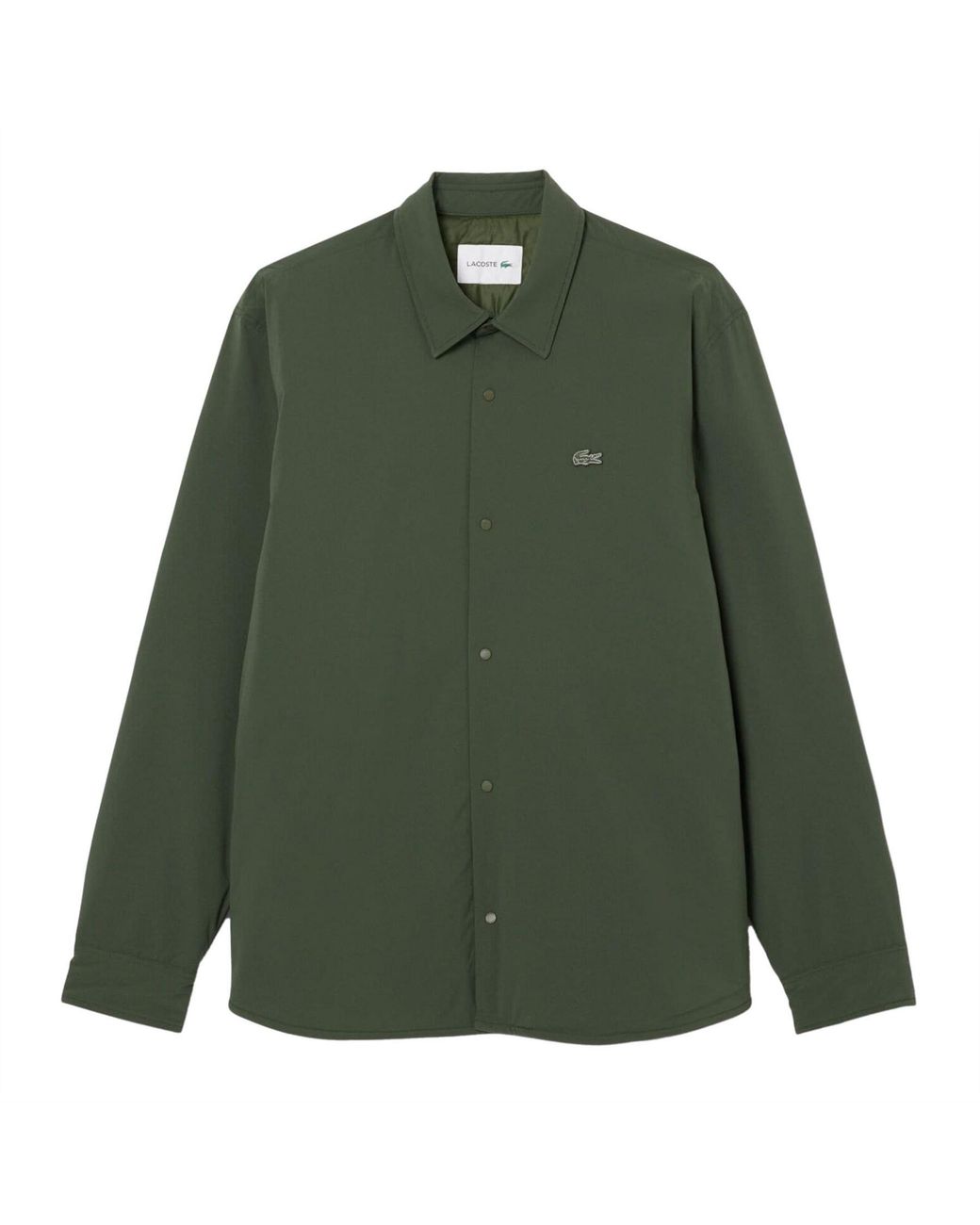 Lacoste Green Water Repellent Overshirt for men