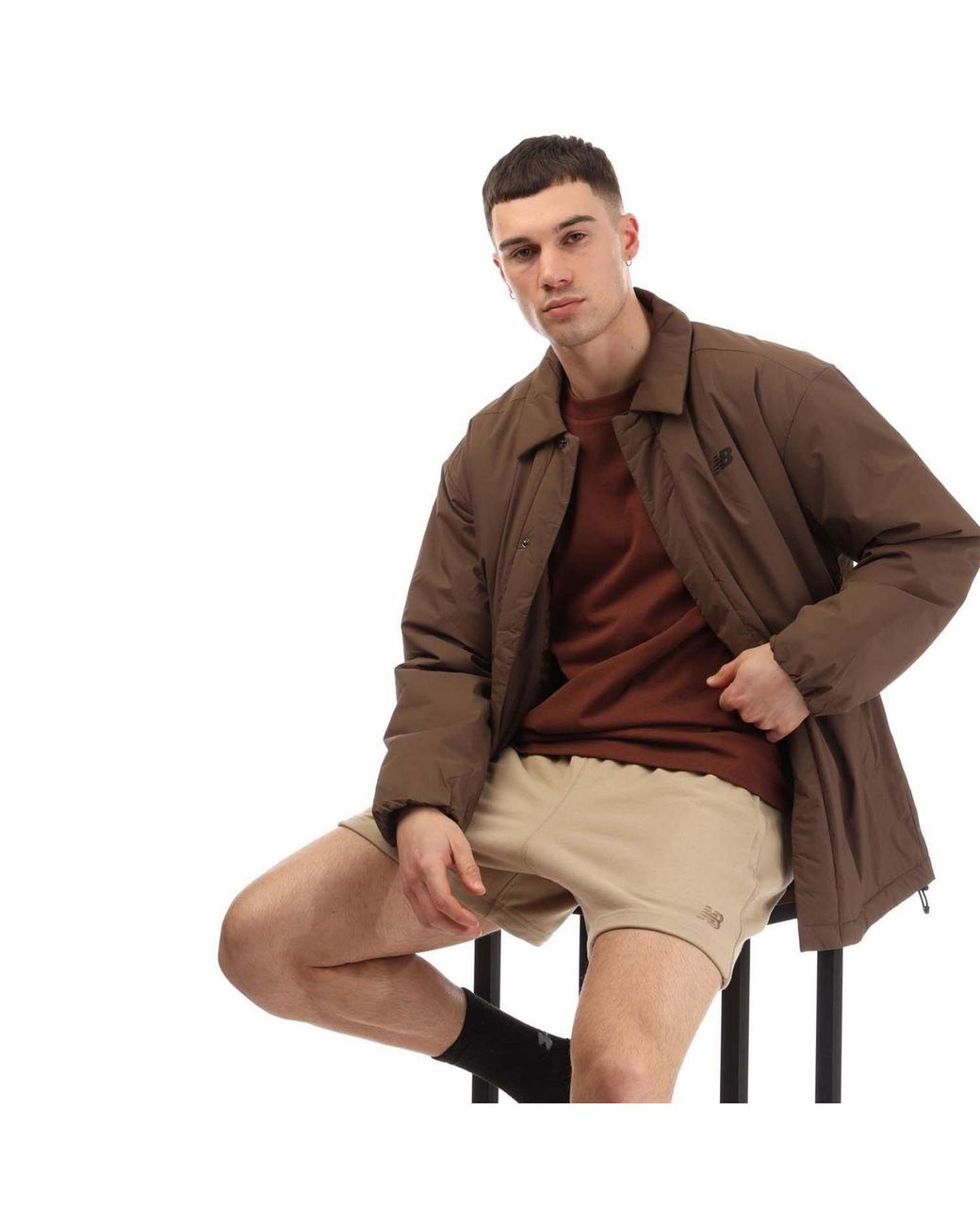 New Balance Brown Jacket for men