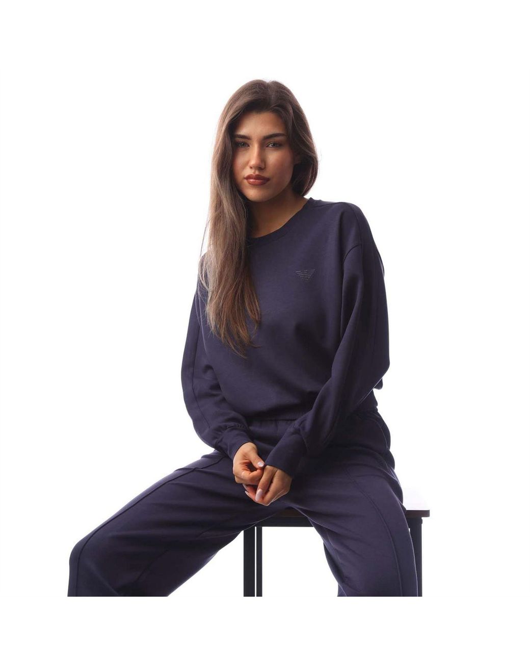 Emporio Armani Blue Sweatshirt