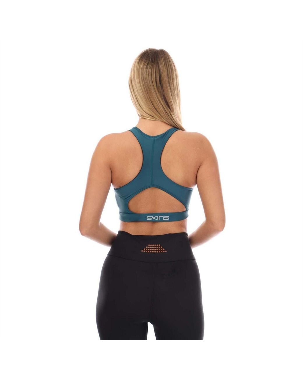 Skins Blue 3 Active Bra