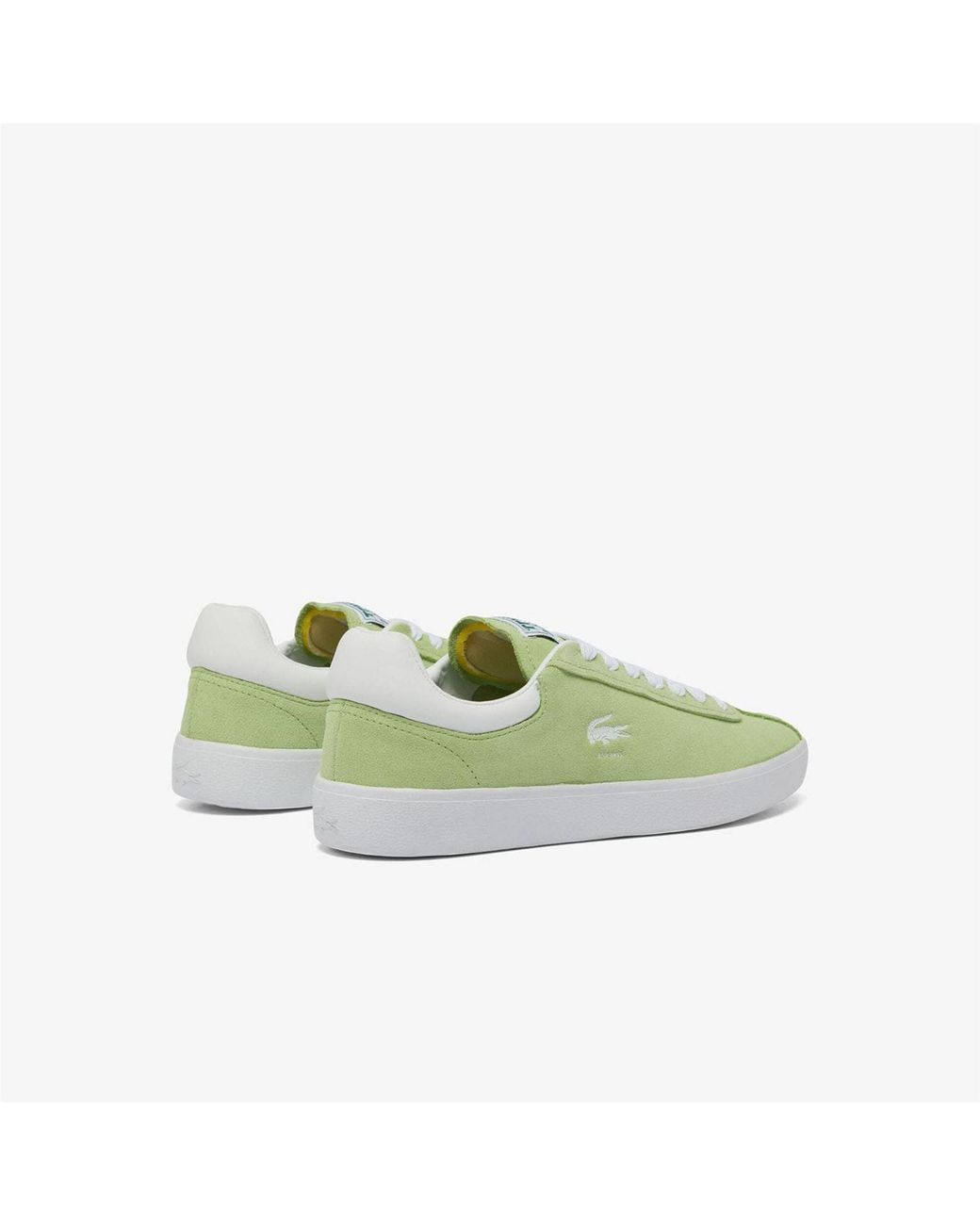 Lacoste Green Suede Trainers