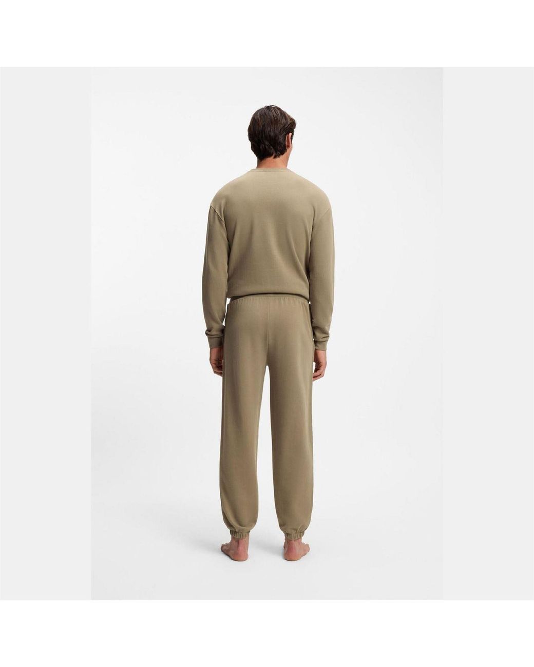 Boss Natural Lounge Tracksuit Bottoms for men