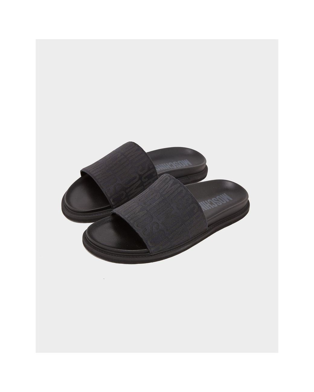 Moschino discount mens sliders