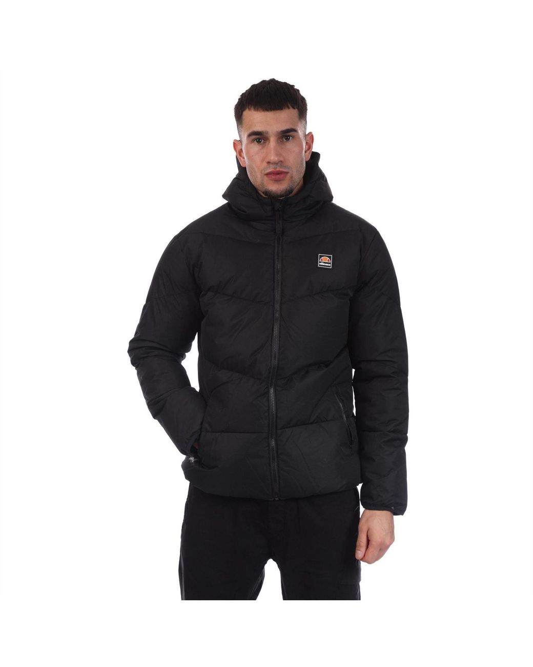 Ellesse Black Puffer Jacket for men