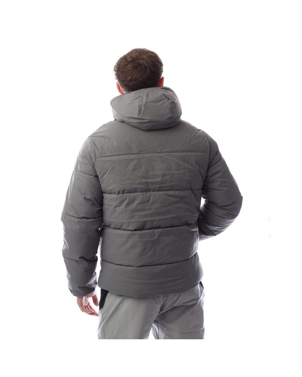 Jack & Jones Gray And Hooded Jacket for men