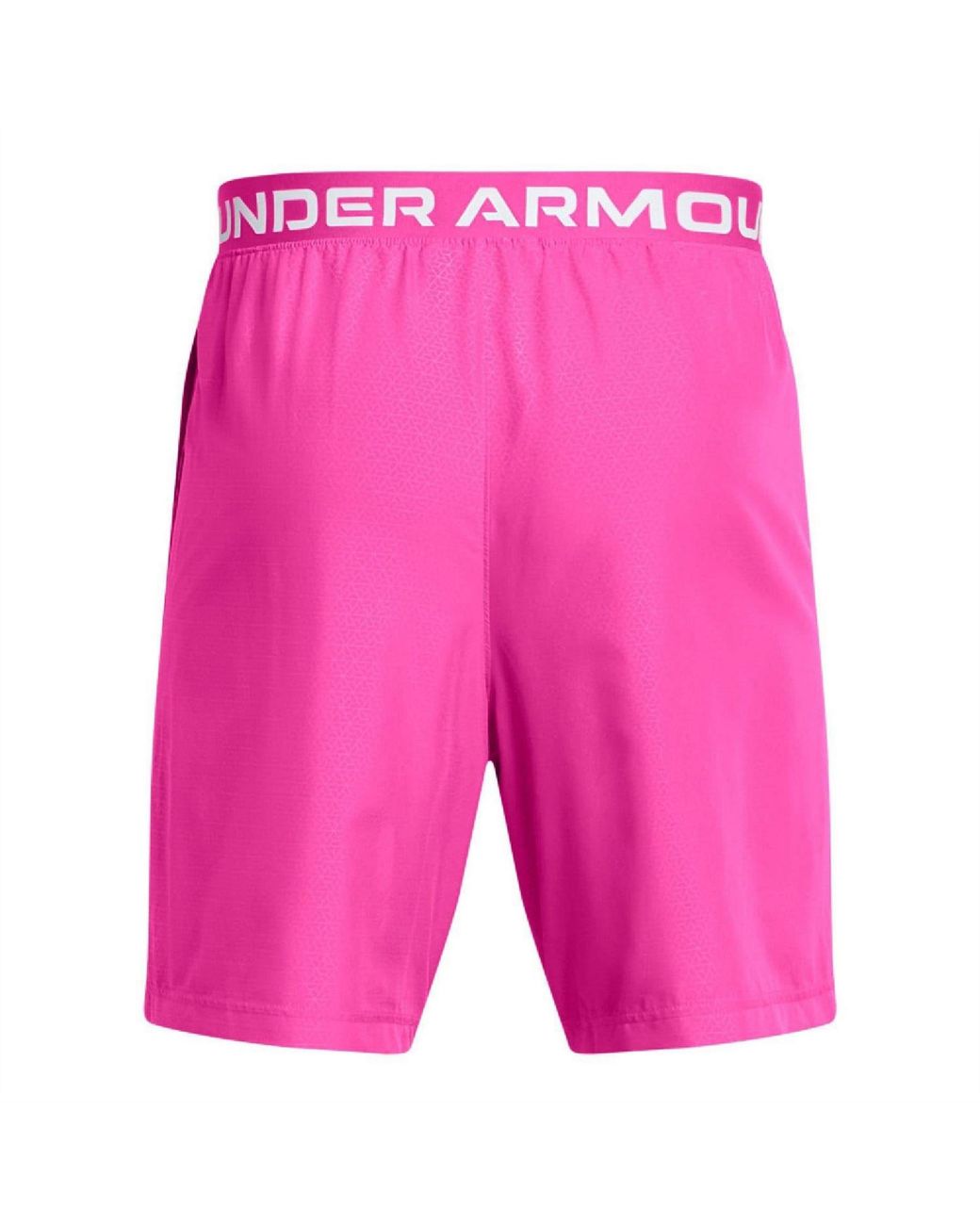 Under Armour Pink Woven Halfback Emboss Training Shorts for men