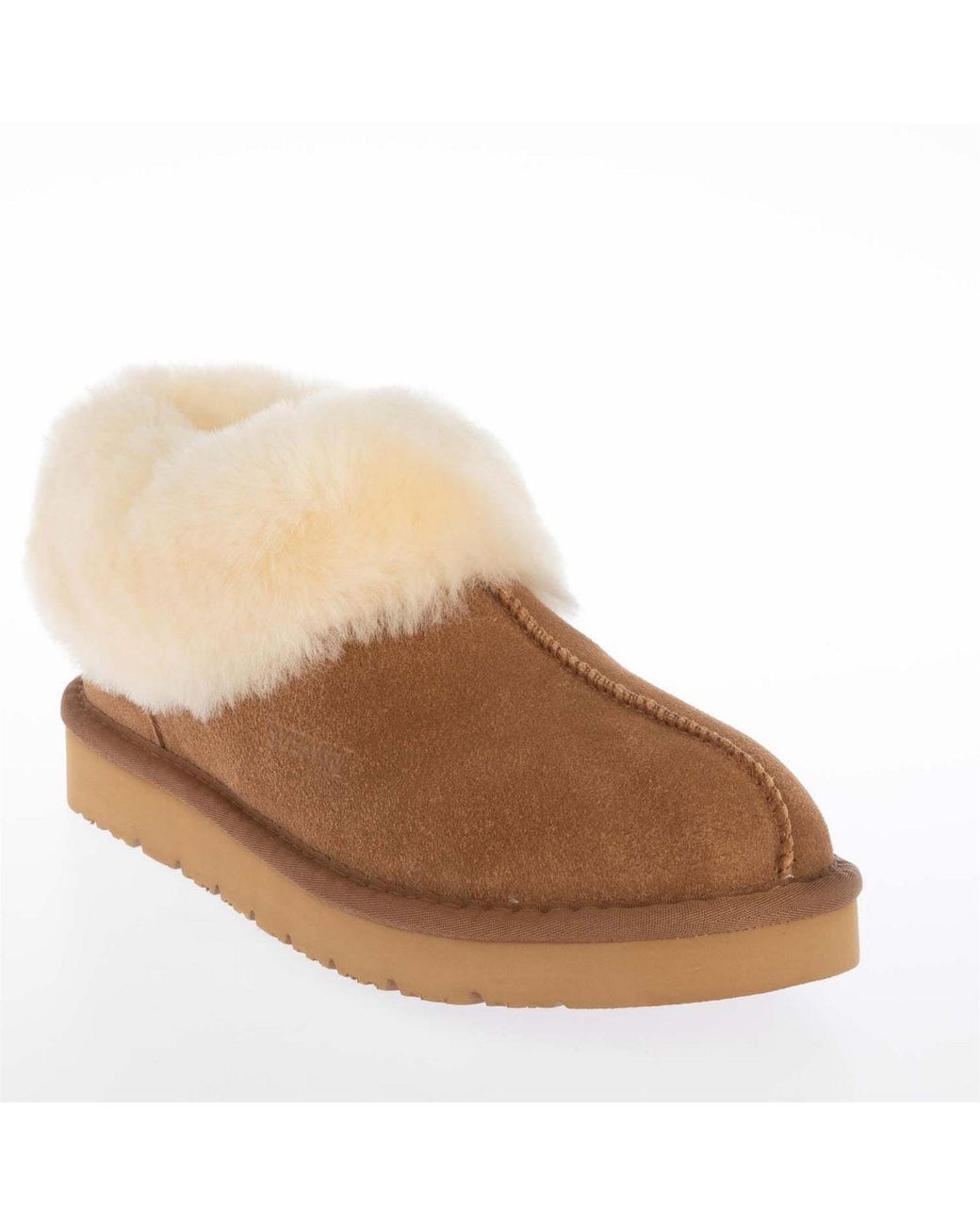 EVER AU Brown Slippers