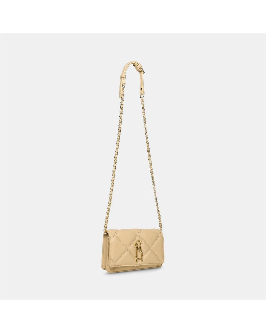 Steve Madden Natural Bendue Crossbody Rectangle With Chain