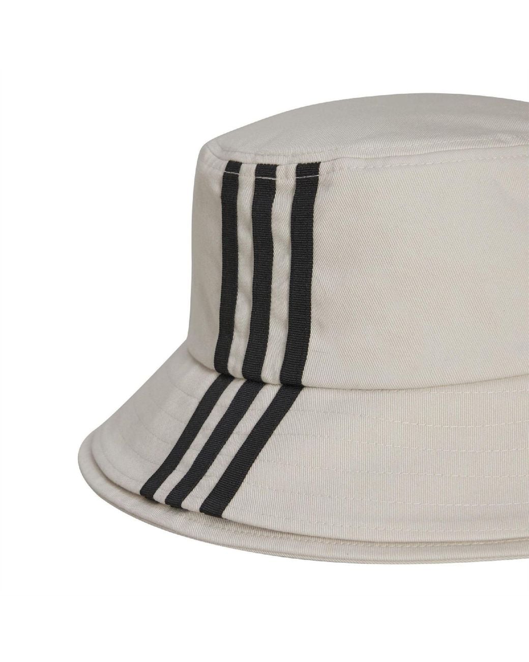 Y-3 Gray 3 Stripes Bucket Hat for men