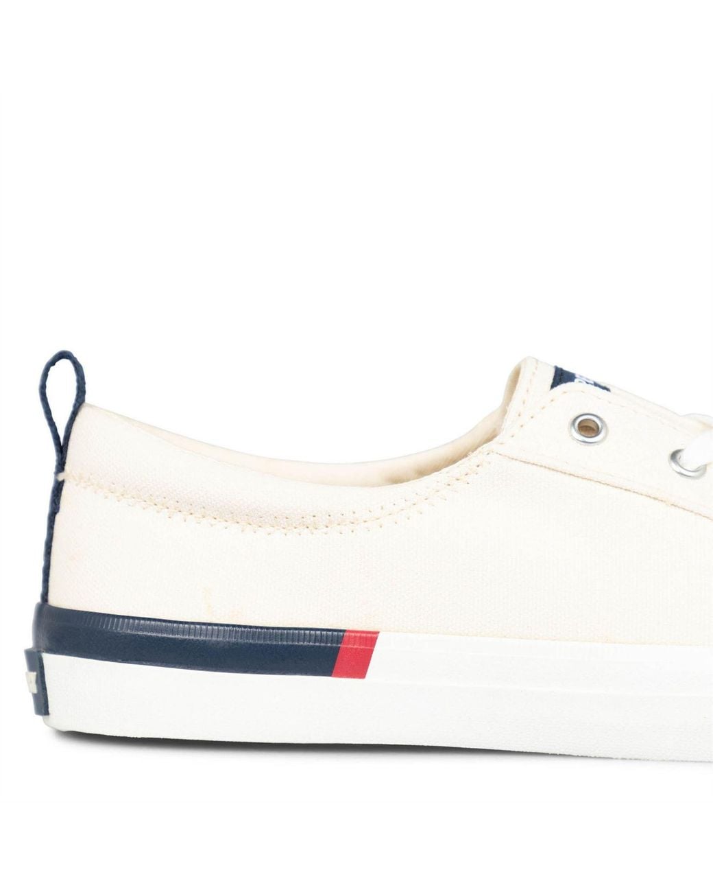 Sperry Top-Sider White Crest Vibe Lace-Up Flat Sneakers 2.5 (35.5)