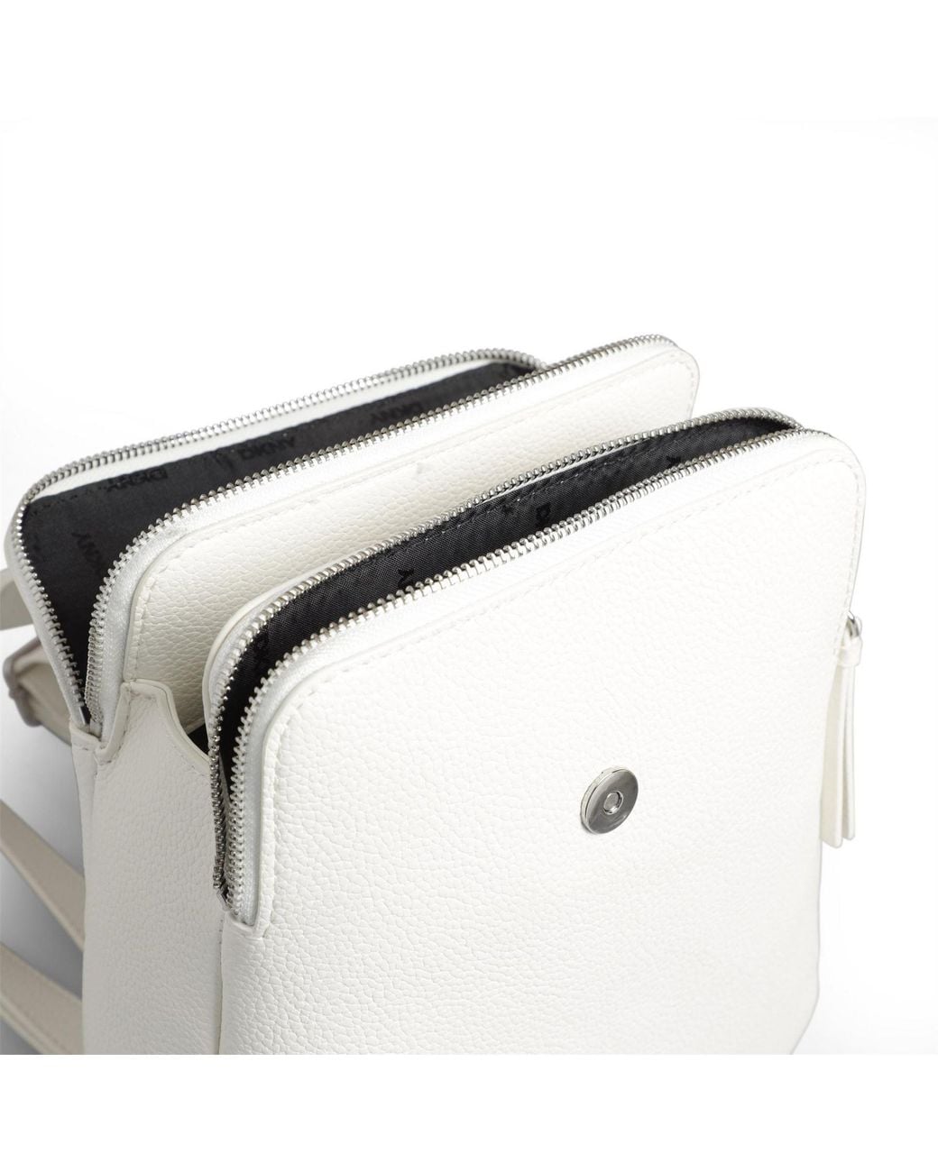 DKNY White Gallen Backpack