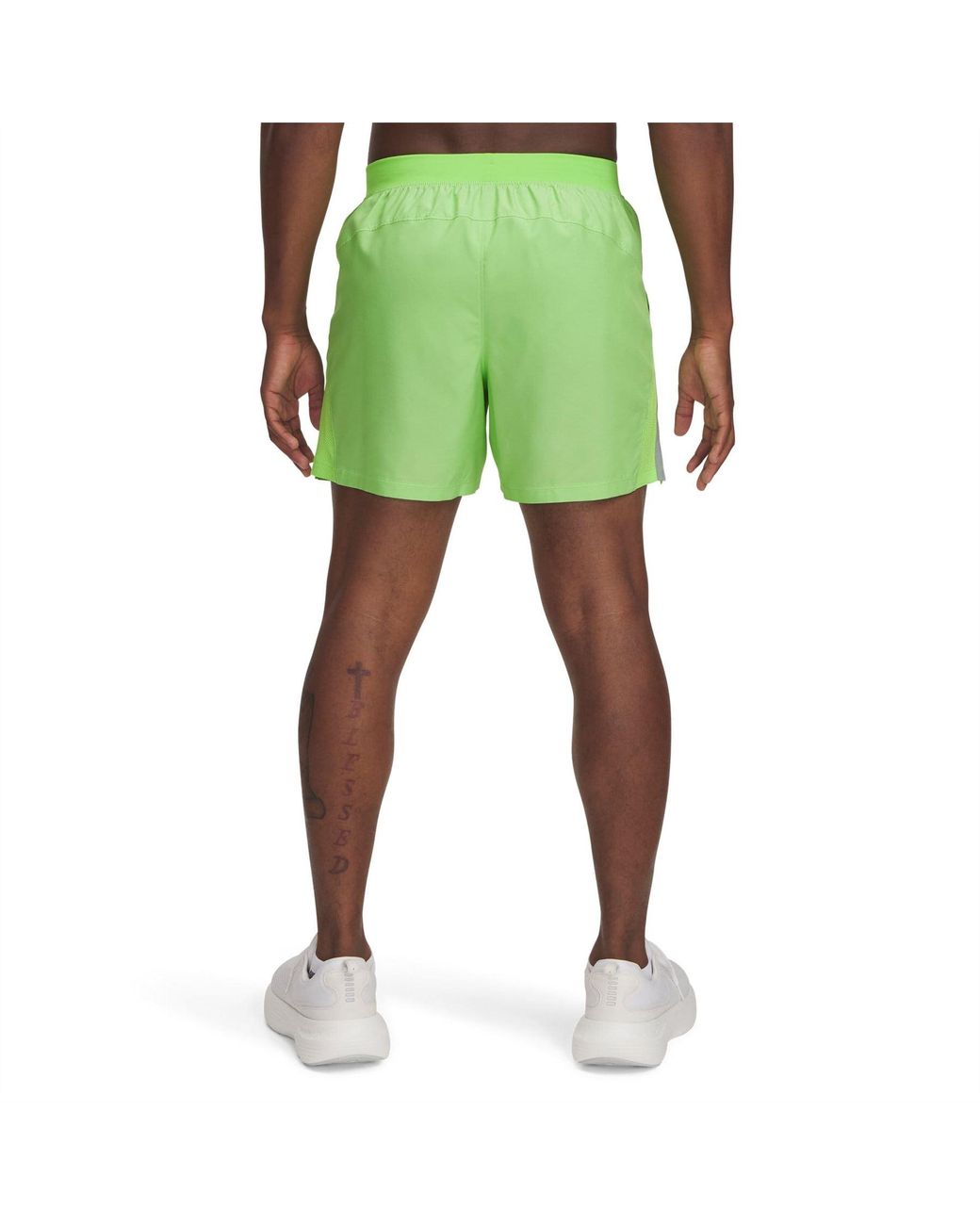 Under Armour Green Launch Shorts for men