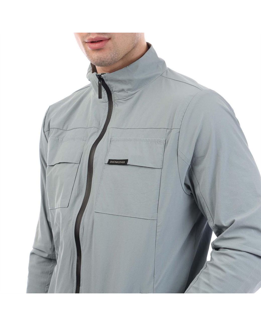 Duck and Cover Blue Chamata Jacket for men