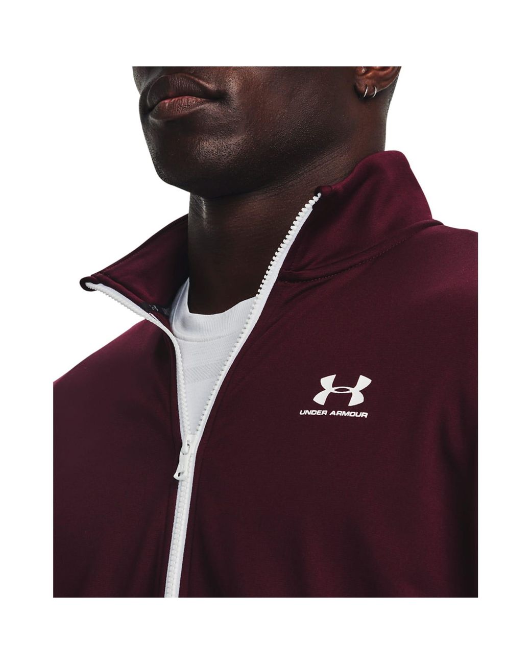 Under Armour Sportstyle Tricot Jacket Warmup Tops in Purple for Men Lyst UK