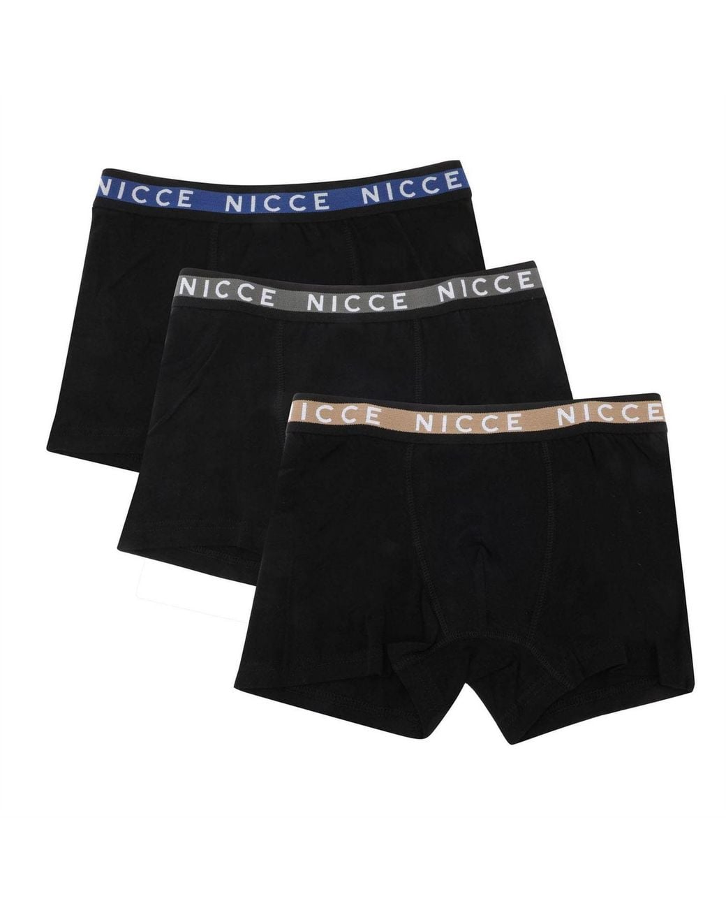 Nicce London Black 5 Pack Boxers for men