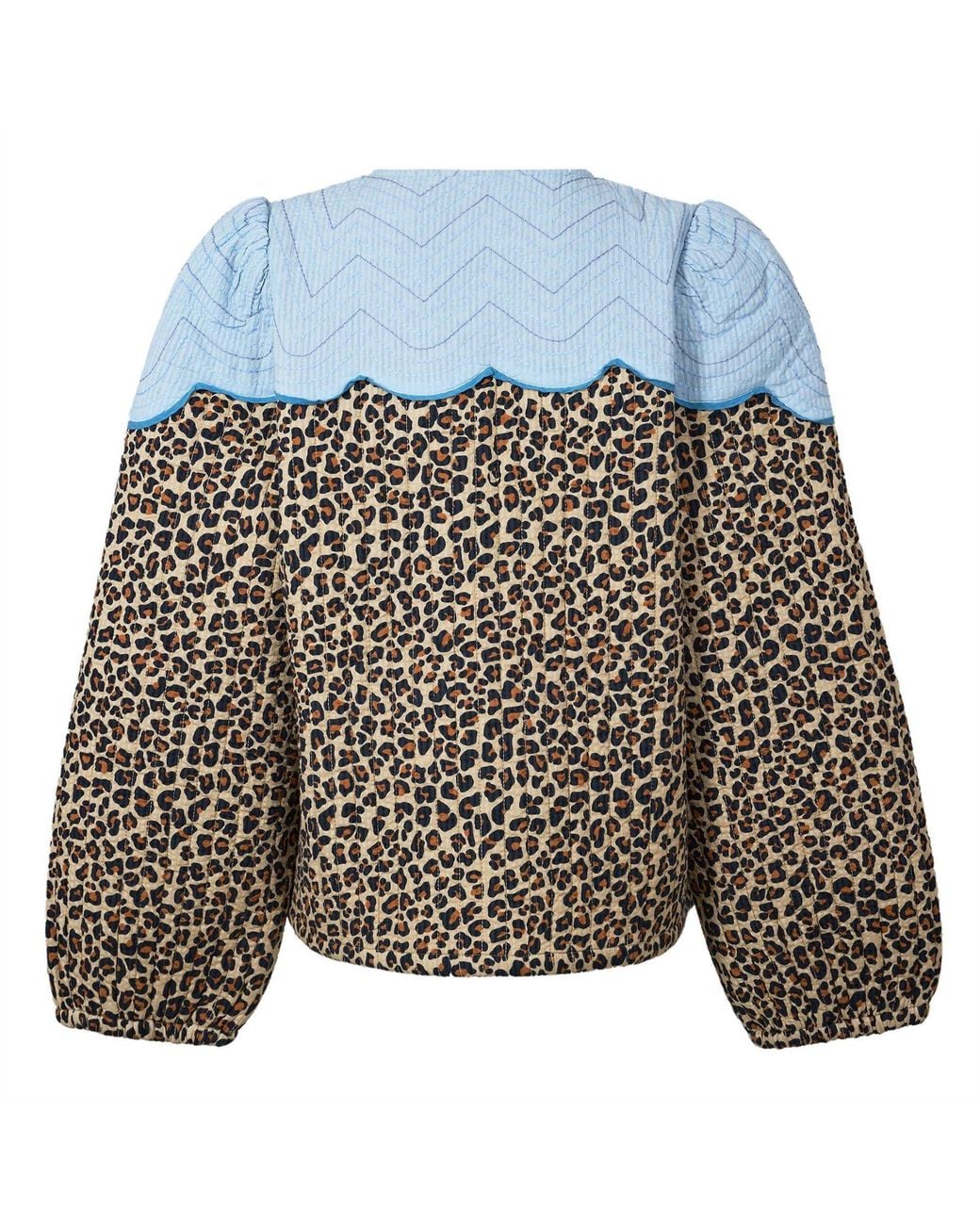 Stella Nova Brown Jacket With Clouds