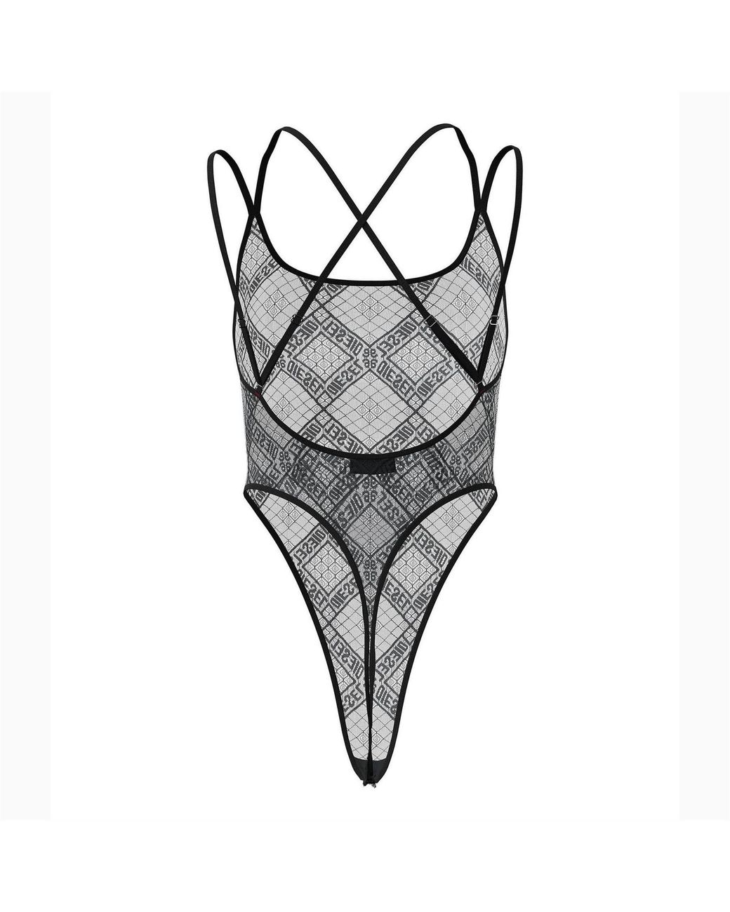 DIESEL Gray Brita Body Suit