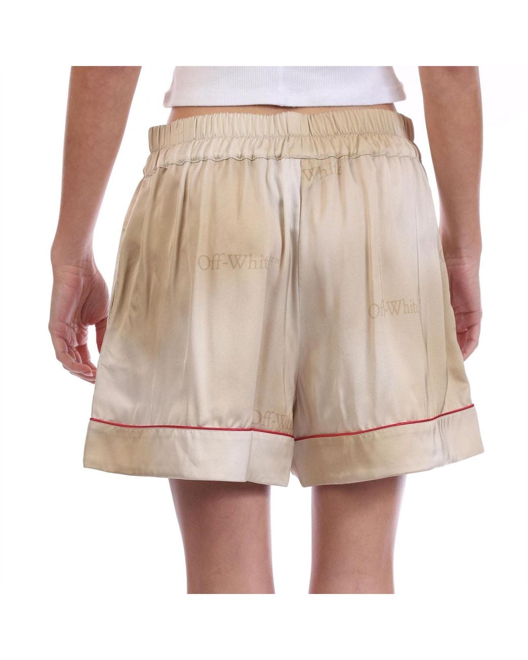 Off-White c/o Virgil Abloh Natural Pyjama Shorts