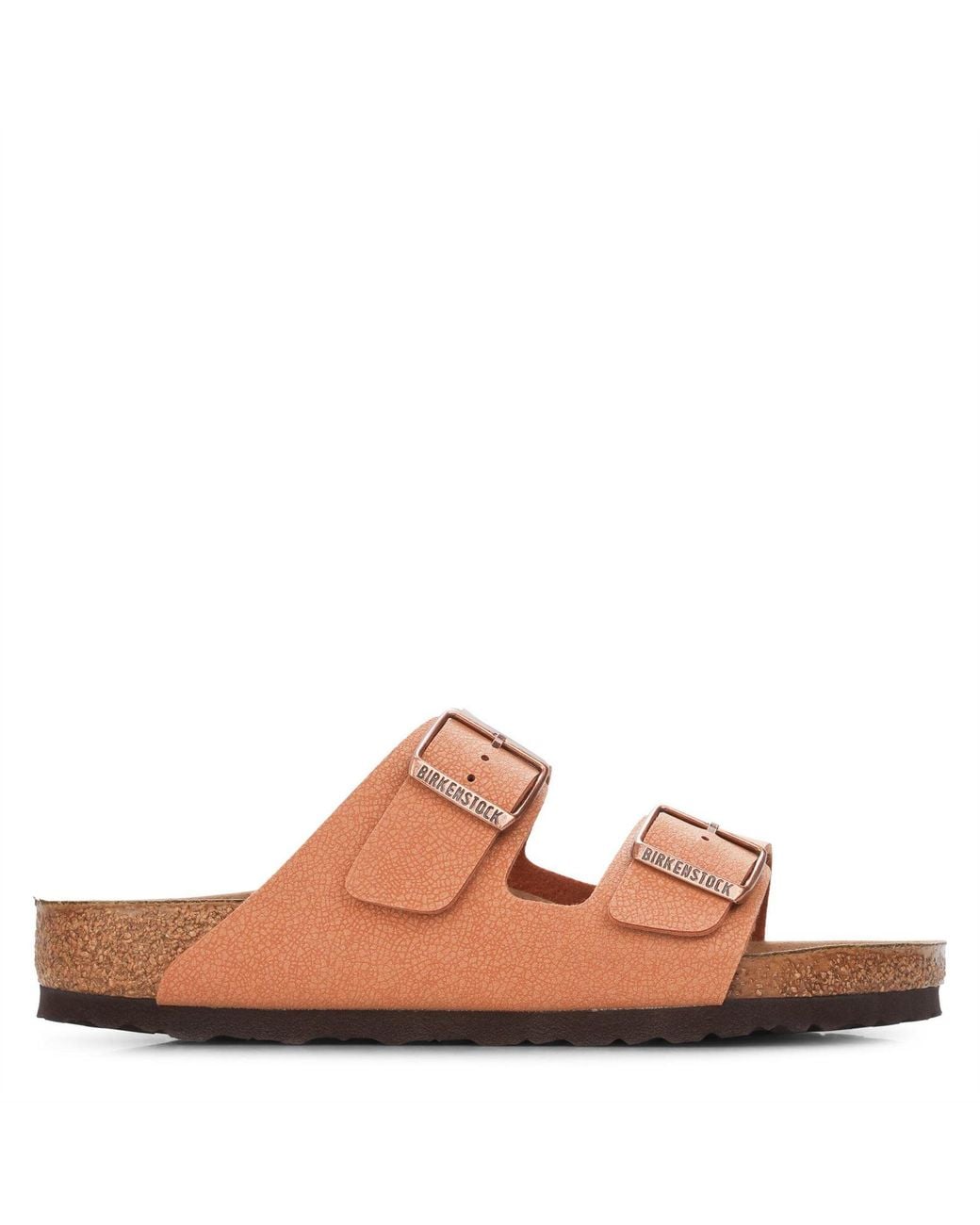 Birkenstock Brown Arizona Textured Open Toe Slide Sandals 39 (5.5)