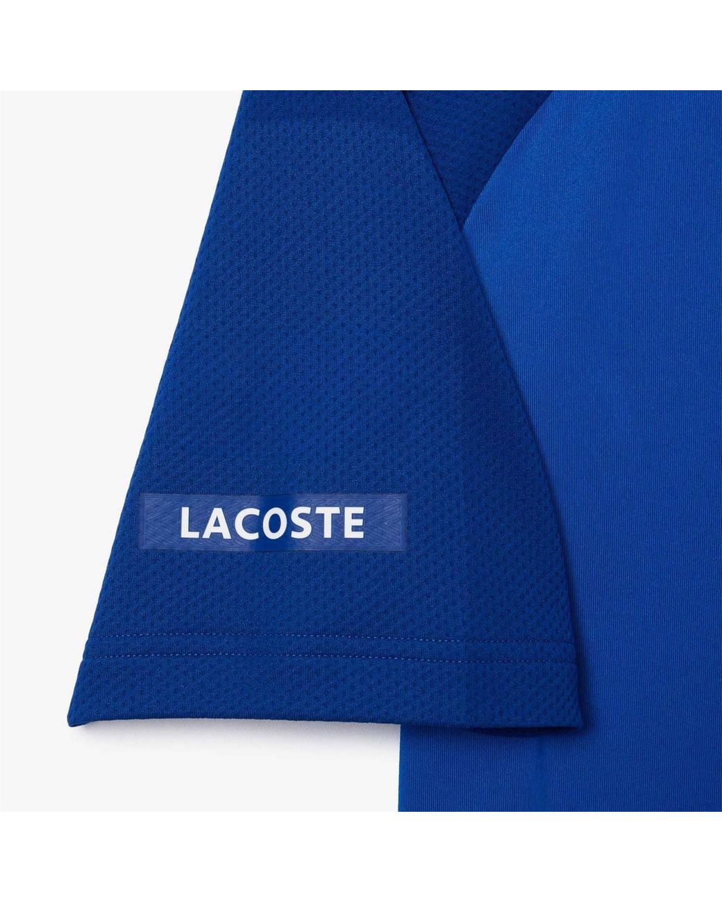 Lacoste Blue X Daniil Medvedev Slim Fit Polo Shirt for men