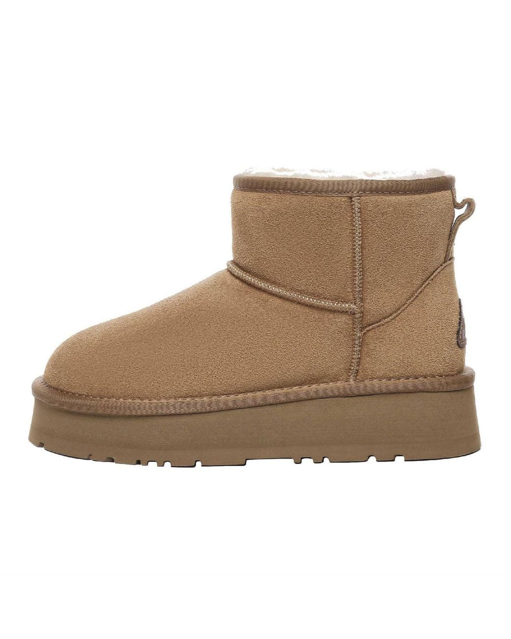 EVER AU Brown Mini Classic Platform Boots