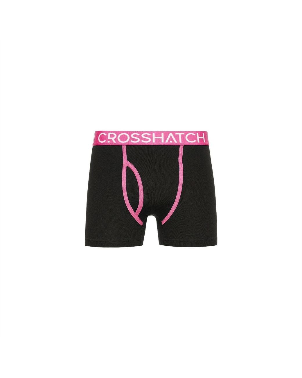 Crosshatch Purple Crystaline Geometric Patterned Boxer Brief for men